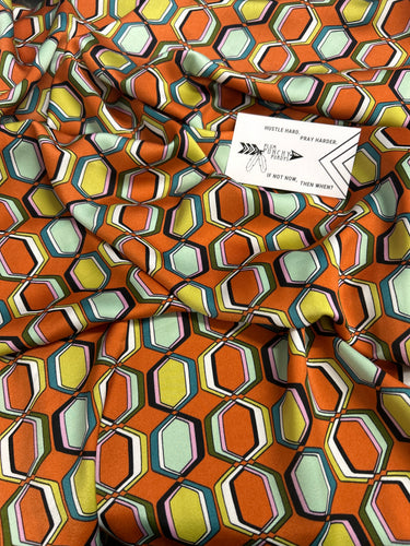44” Vintage Shapes Orange