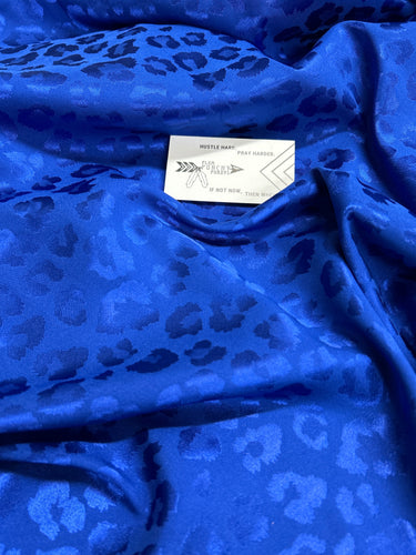 Royal Blue Leopard