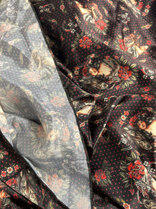 44” Silky Señorita on Black