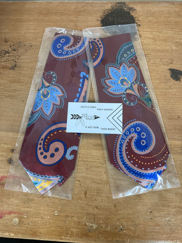 Maroon Paisley