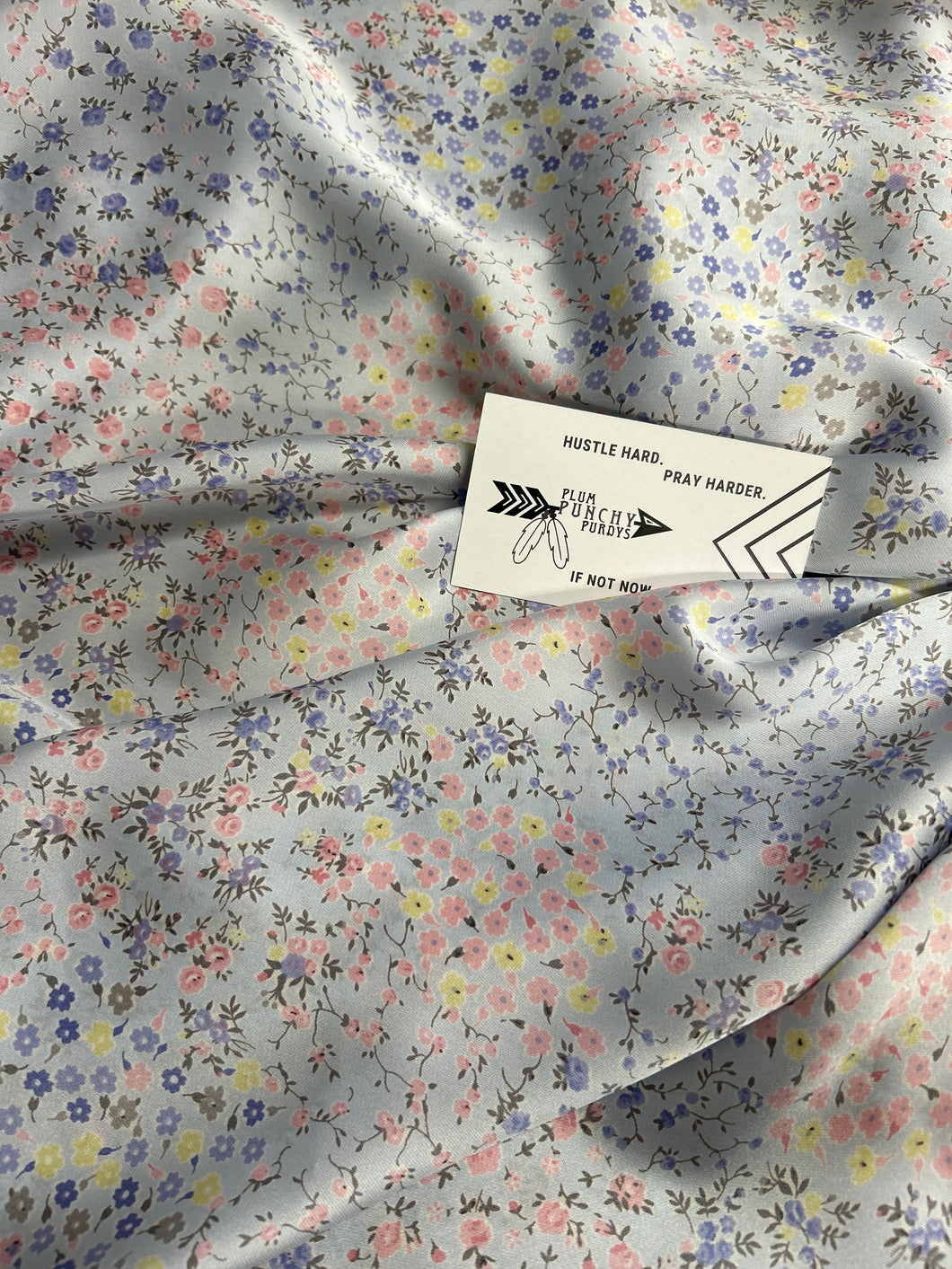 44” Wildflowers on Blue