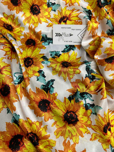 Sunflowers on White 44”