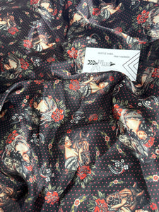 44” Silky Señorita on Black