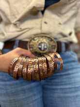 Load image into Gallery viewer, Hammered Hope Bracelets