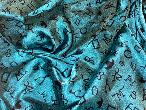 44” Brands on Turquoise