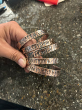 Load image into Gallery viewer, Hammered Hope Bracelets