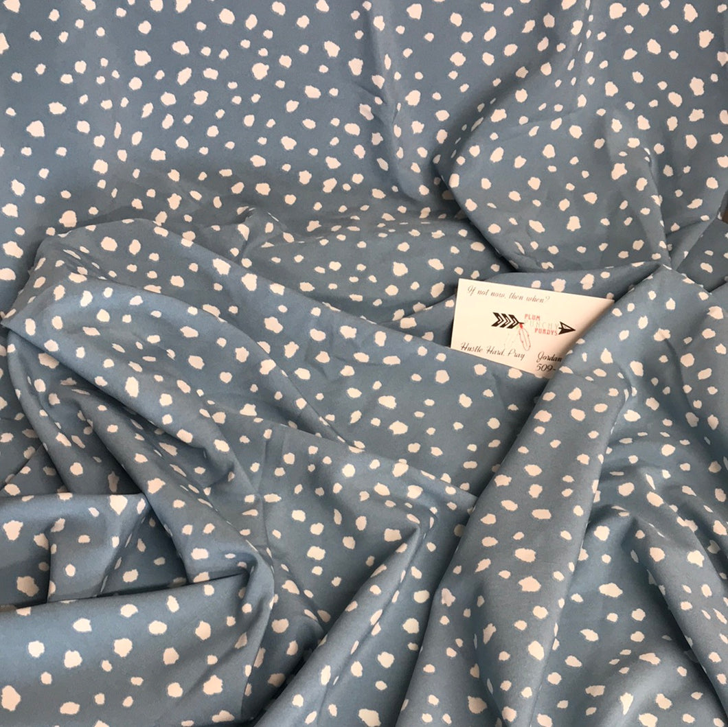 Denim Dots 44”
